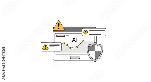 Artificial intelligence monitoring and data security system