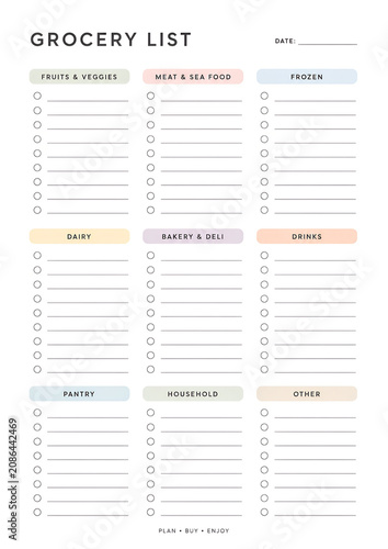 Grocery List