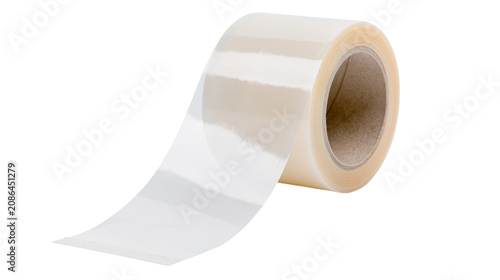 Foto Clear adhesive tape roll with cardboard core