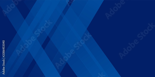 Photos Abstract blue background with glowing geometric lines