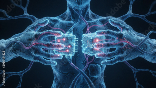 Self-Learning Digital Immune System Pattern of Life Guardian Conceptual Art