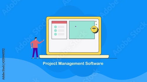 Project management software with AI collaboration and automation workflow.