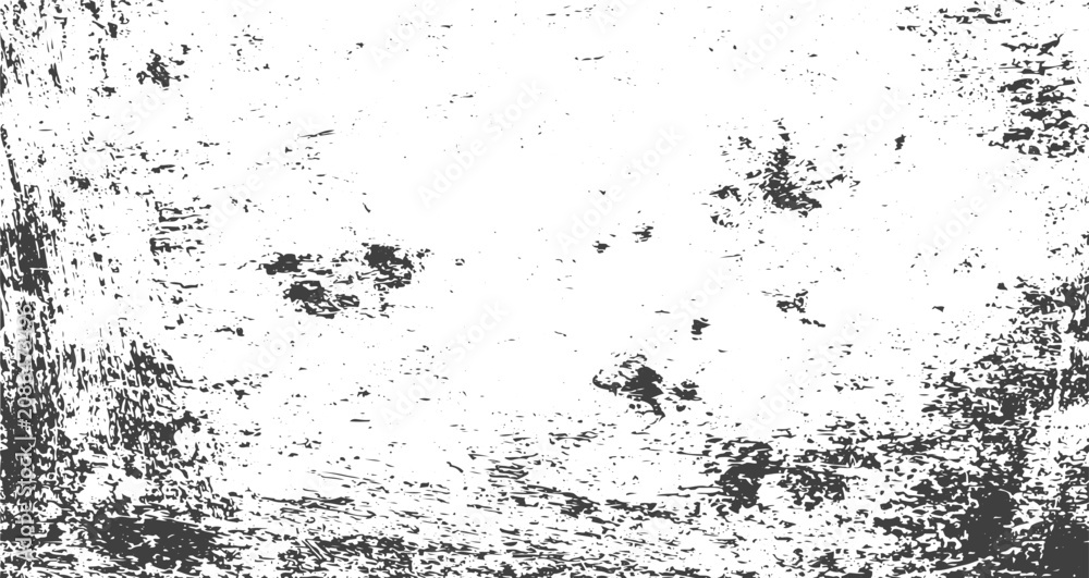 Fototapeta premium Black and White Grunge Dust Pattern with Fine Particle Texture, Random Speckles, Rough Distressed Grain, Vintage High Resolution Vector Illustration.