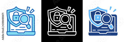 Foto Security Monitoring triplestyle icon