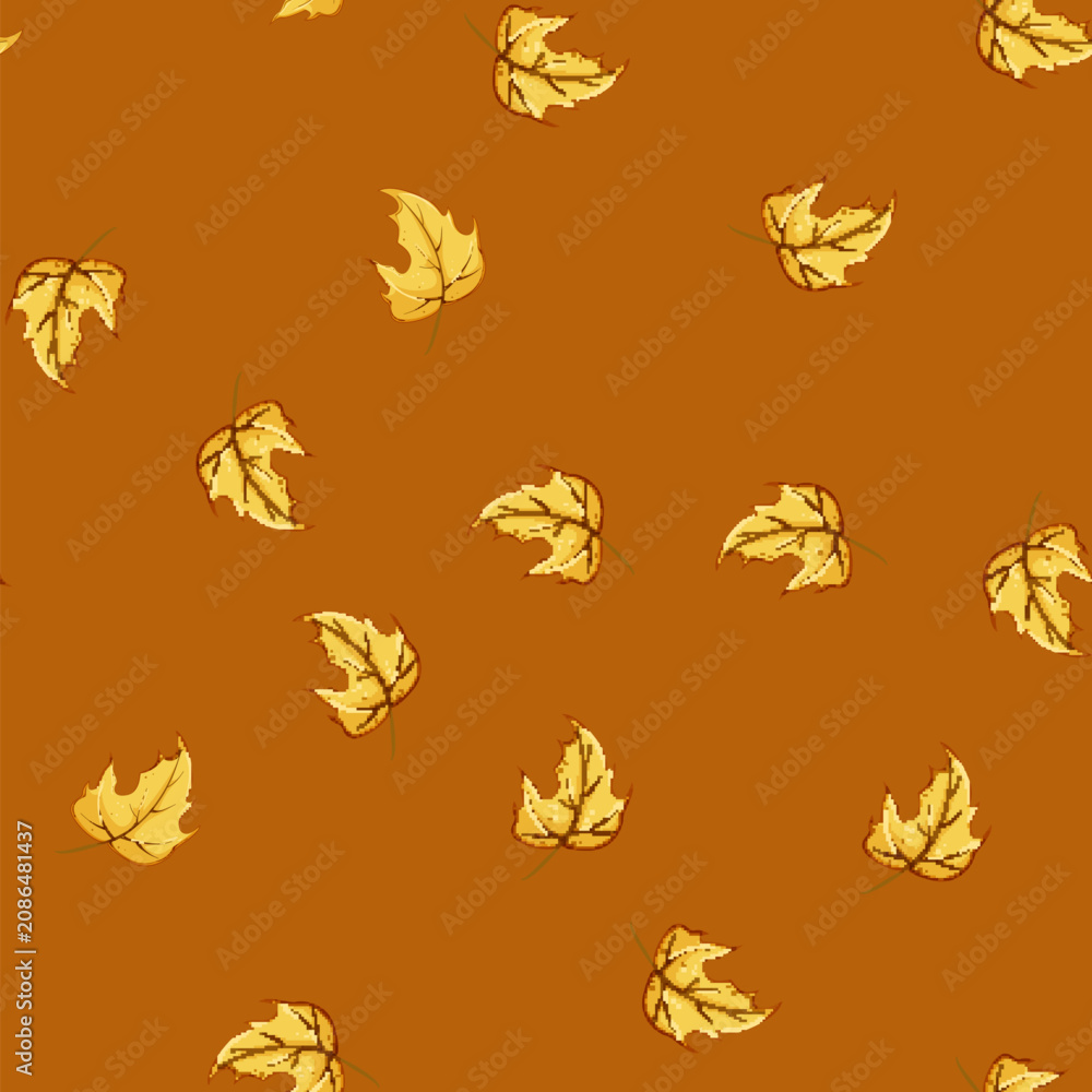 Obraz premium seamless pattern canada maple leaf cartoon. fall red, canadian autumn, flag symbol canada maple leaf sign vector