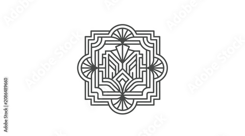 Canvastavla Intricate Geometric Pattern Design Element.