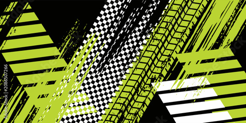 Photos Abstract dynamic racing background for motorsport, vehicle wraps, sports jersey t-shirts, banners and posters