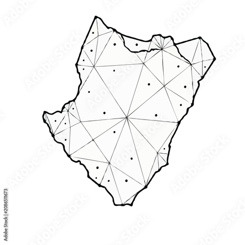 black umbrella on white background
