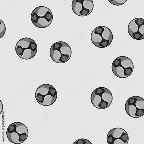 Obraz na plátně seamless pattern Circular illustration presenting a versatile cable manager orga