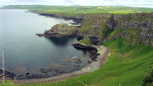 Northern Ireland coastline near the Giant's Causeway featuring rugged coastline