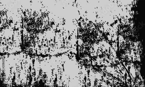 Abstract Grunge Frame Pattern with Black Ink Splatter  Paint Border Texture Vintage Paper Background Vector Illustration Design Banner Wallpaper