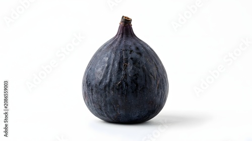 Fresh ripe fig isolated on white background