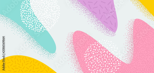 Cuadro en lienzo Colorful abstract background with spotty texture