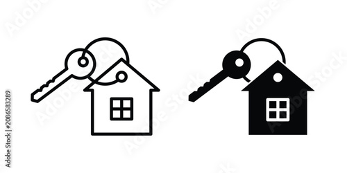 House key icon kit for branding