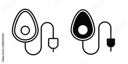 Fotografía Anesthesia icon line art symbols collection