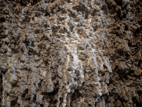 Foto Texture delle concrezioni calcaree e dei depositi idraulici centenari