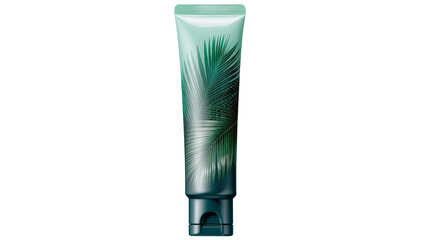 Deken met foto Ziekenhuis Green tube with palm leaf pattern  © Niklas