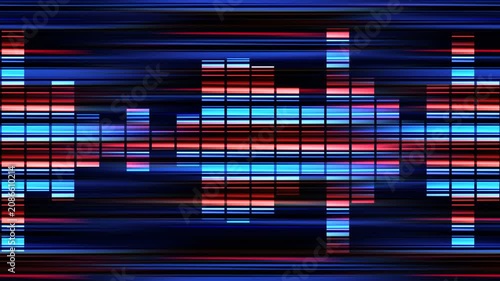 Seamless Music Equalizer Animation, Radio Frequency Concept, Loop
