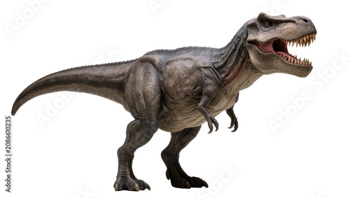 Photos Tyrannosaurus Rex dinosaur roaring with mouth open