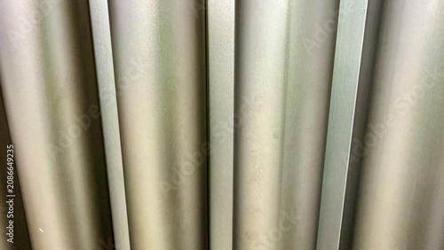 Canvastavla Abstract Background of Brushed Steel Tube Rods