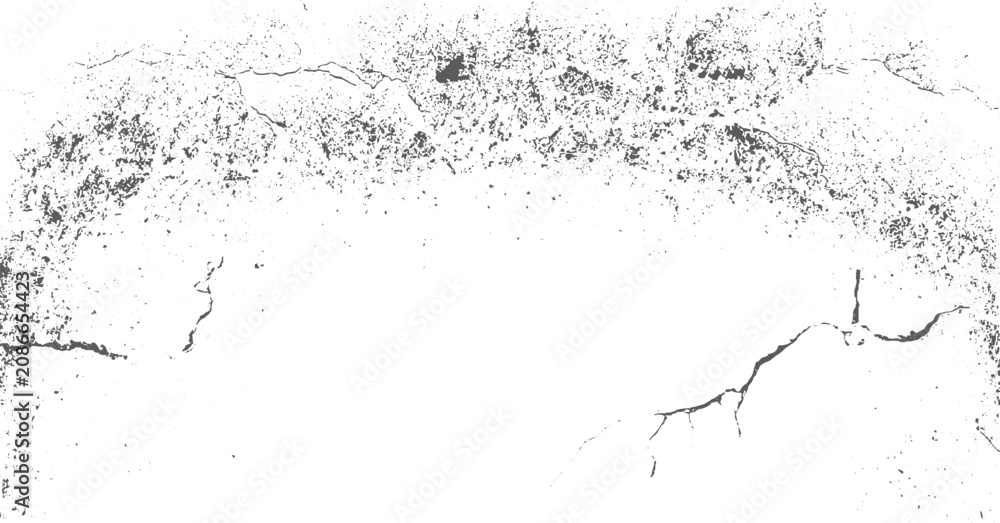 Fototapeta premium Rough cracked concrete overlay vintage style Dirty weathered surface abstract grunge illustration