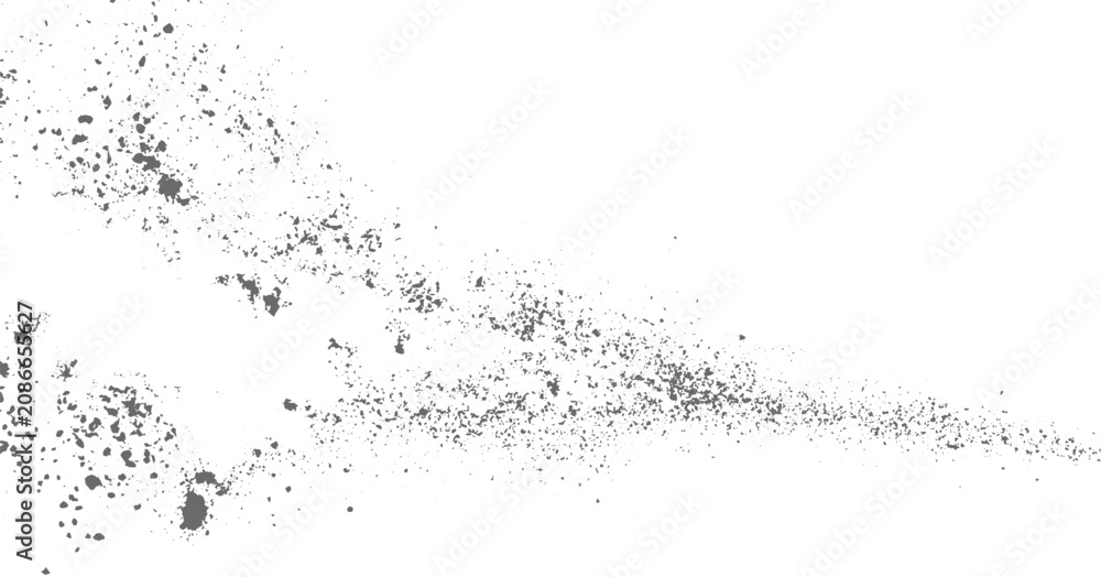 Obraz premium Rough distressed frame isolated transparent background Black and gray grunge border vector illustration