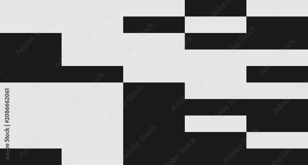 Φωτογραφία A minimalist abstract design of alternating black and white rectangles forming a bold geometric composition