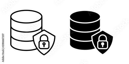Photos Enterprise Device Security Icon for business device protection endpoint management and corporate cybersecurity use in UI UX websites apps