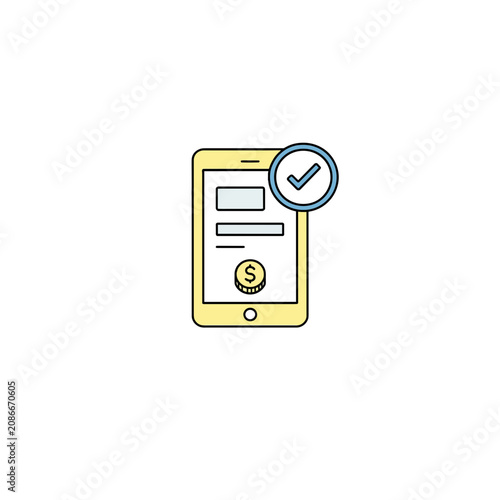 Market Analytics Mobile Payment Badge Icon