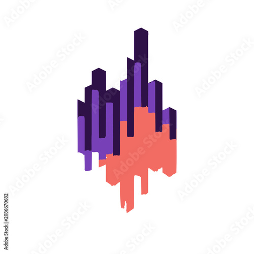 Music Visualizer Bar Graphic