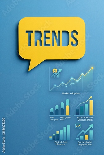 Market Trends Analysis and Emerging Business Insights Concept