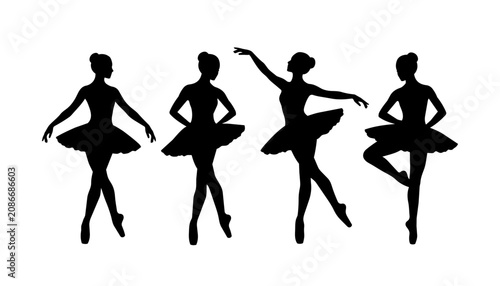 Bild auf Leinwand ballerina