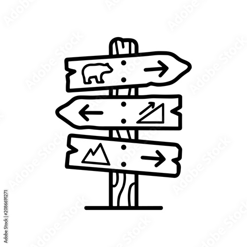Photos Directional Sign Post with Arrows.