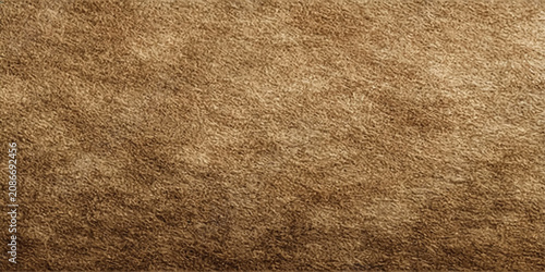 Schilderij op canvas A close-up, textured shot of a rich brown felt fabric, showcasing its soft, fuzzy fibers and uniform weave, perfect for crafting and textile applications