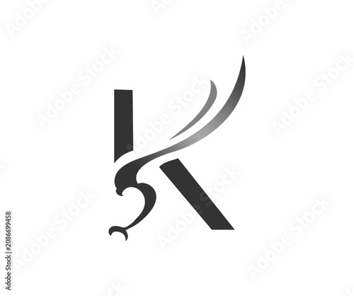 Εκτύπωση καμβά eagle logo vector illustration