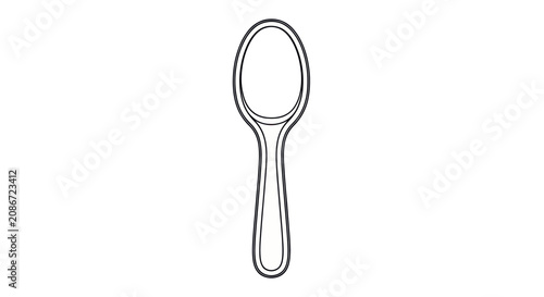 Obraz na płótnie Spoon Utensil Kitchen Eating Tool.