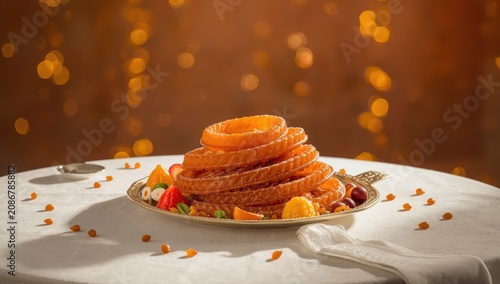 Jalebi. Indian desserts. Typically consumed during celebrations and weddings.