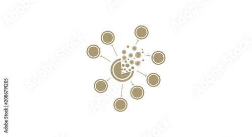 Network Connection Nodes and Lines.