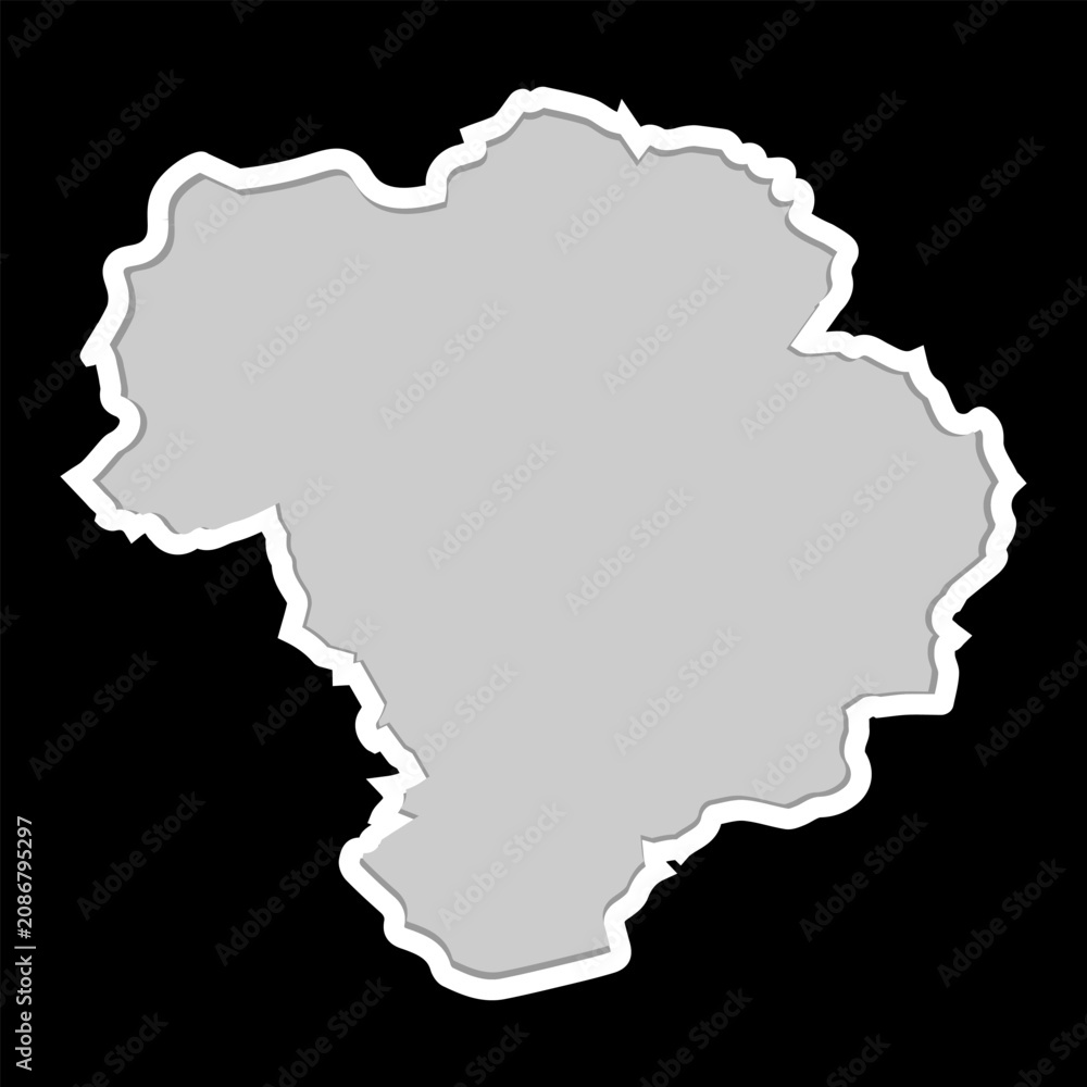 Obraz premium Abstract torn paper hole vector illustration isolated on a solid black background. Fully editable EPS file format ideal for creative photo placeholders, logo reveals, frame borders, grunge designs