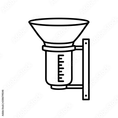 Measuring Cup with Funnel Top.