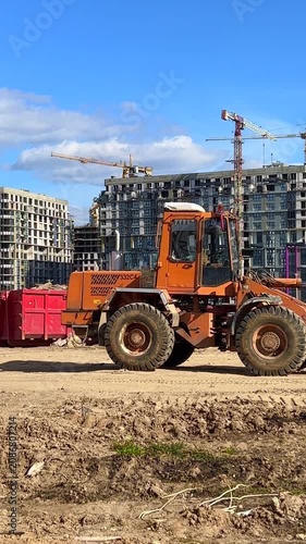 excavator vertical video