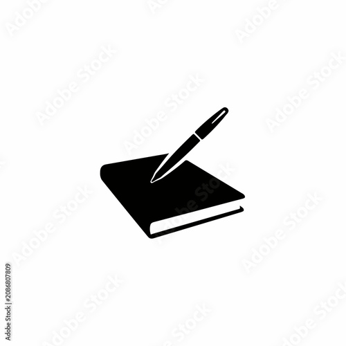 vector illustration of a pen