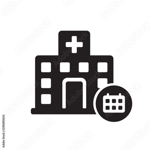 Hospital Appointment Calendar Icon