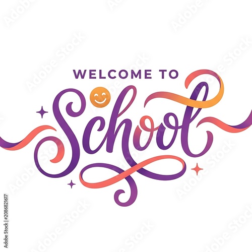 Welcome to school colorful text , And, Back to School 2026, Back to School Poster Design, School Admission, Back to School, School Admission Flyers