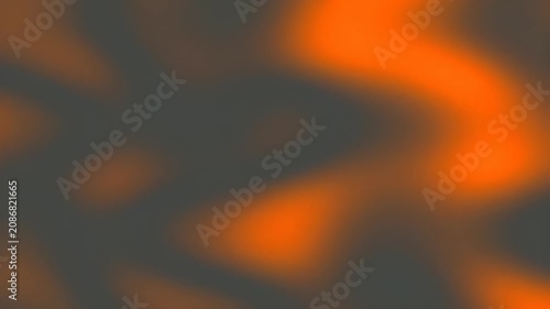 Abstract blurred orange and black background with smooth gradient