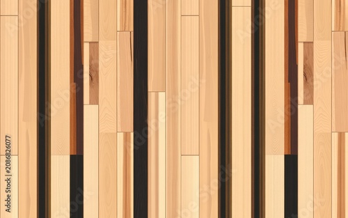 Vertical wooden planks with dark grooves and natural texture