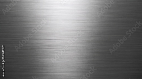 Brushed Metal Titanium Surface Texture Shiny Silver Background Material