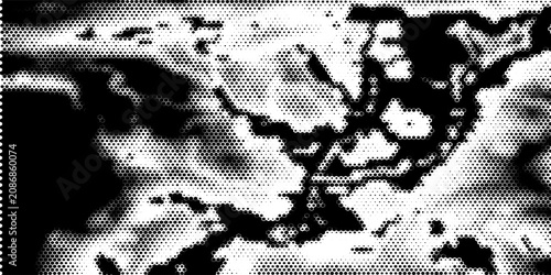 Black and white smooth transition of hexagon pattern made halftone effect for sporty background and jersey. Fully editable vector element.