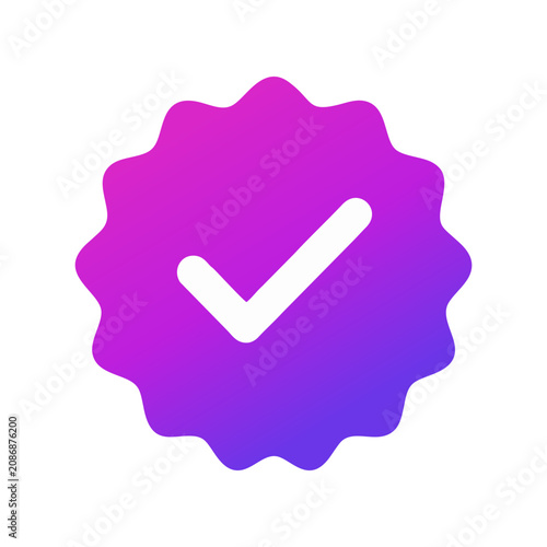 Verified Badge Gradient Icon