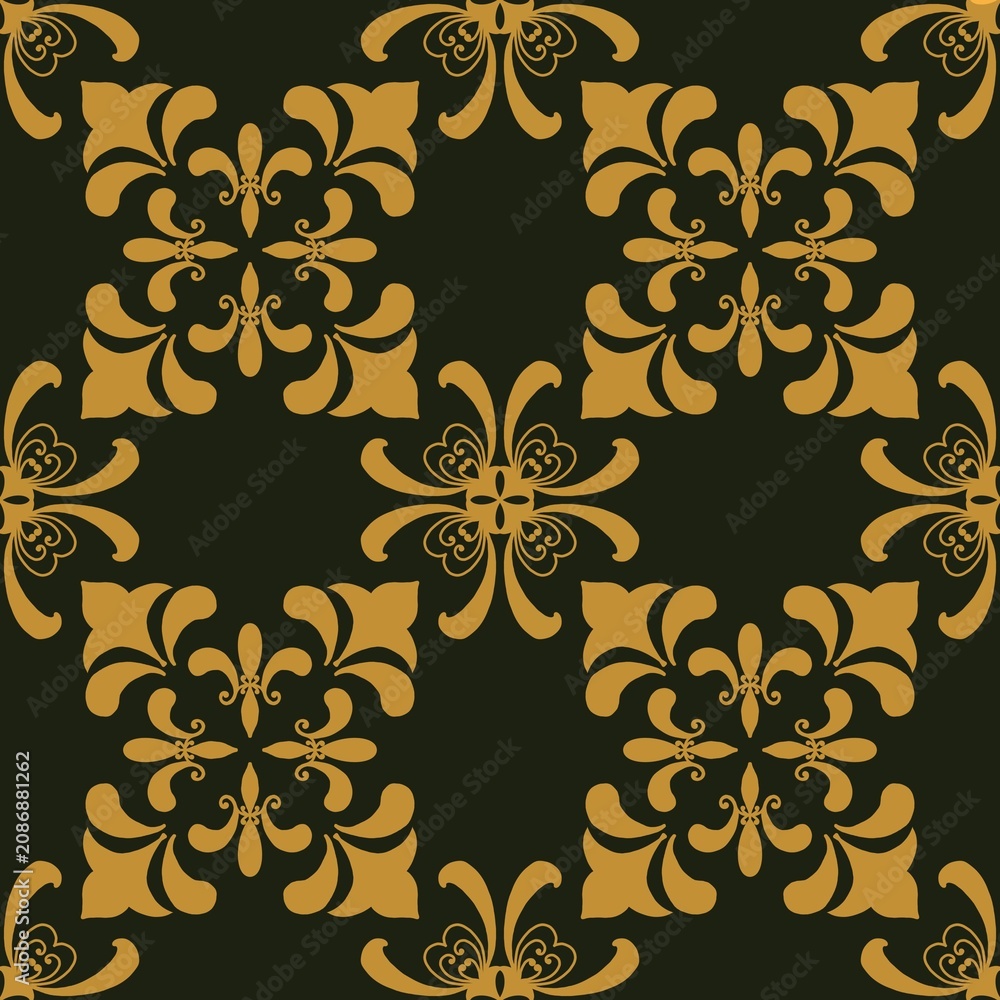 Fototapeta premium seamless floral pattern